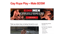 Desktop Screenshot of gayropeplay.com